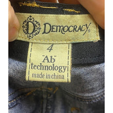 Load image into Gallery viewer, Democracy Jeans Womens 4 Dark Wash Stretchy Comfort Pockets Workwear Denim Lady
