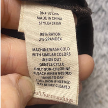 Load image into Gallery viewer, Soft Surroundings Blouse Womens Medium Brown Flowy Mature Button Down Academia