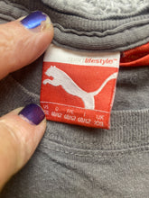 Load image into Gallery viewer, PUMA Shirt Adult 2XL XXL Gray Big Logo Sportslifestyle Activewear Athletic Mens