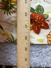 Load image into Gallery viewer, Grant Thomas Shirt Adult Medium Beige AOP Pineapple Flower Hawaiian Aloha Mens