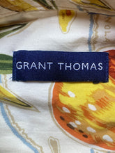Load image into Gallery viewer, Grant Thomas Shirt Adult Medium Beige AOP Pineapple Flower Hawaiian Aloha Mens