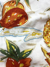 Load image into Gallery viewer, Grant Thomas Shirt Adult Medium Beige AOP Pineapple Flower Hawaiian Aloha Mens