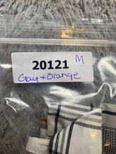 Load image into Gallery viewer, Giorgio Armani Shirt Adult Medium Gray Orange Plaid Embroidered Button Up Mens