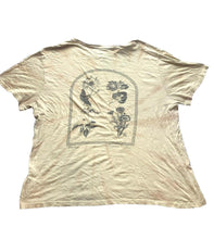 Load image into Gallery viewer, Arizona Jean Co Shirt Adult Extra Large Pale Yellow Plantae Tie Dye Flowers Mens