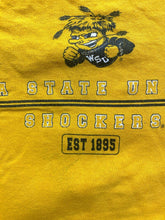 Load image into Gallery viewer, VTG Wichita State Shockers Shirt Adult Large Yellow Cadre NCAA Sportswear Mens