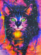 Load image into Gallery viewer, 3D Cat Sweatshirt Womens 2XL XXL Rainbow Oversized Masquerade Hoodie AOP Ladies