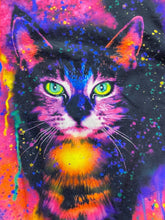 Load image into Gallery viewer, 3D Cat Sweatshirt Womens 2XL XXL Rainbow Oversized Masquerade Hoodie AOP Ladies