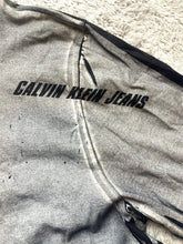 Load image into Gallery viewer, Calvin Klein Shirt Adult Large Black Gray Motorcycle Biker Streetwear Jeans Mens