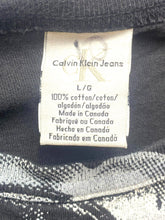 Load image into Gallery viewer, Calvin Klein Shirt Adult Large Black Gray Motorcycle Biker Streetwear Jeans Mens