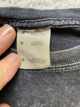 Load image into Gallery viewer, Red Dirt Ranch Shirt Adult Medium Black White Longhorn Grunge Goth Thrashed Mens