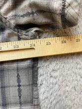 Load image into Gallery viewer, Prana Shirt Adult Extra Large Gray Plaid Slim Fit Organic Button Up Casual Mens