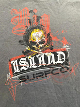 Load image into Gallery viewer, Big Island Surf Shirt Adult Medium Gray Hawaii Surfer Surfing Wave Skater Mens