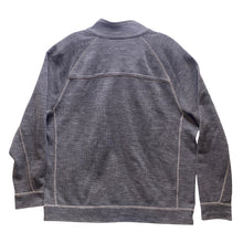 Load image into Gallery viewer, Tommy Bahama Sweater Mens Large Gray Reversible Quarter Zip Pullover Pinstripe