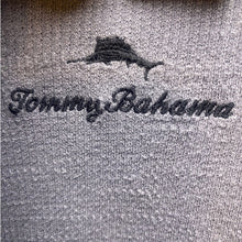 Load image into Gallery viewer, Tommy Bahama Sweater Mens Large Gray Reversible Quarter Zip Pullover Pinstripe