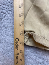 Load image into Gallery viewer, Side Stitch Pants Womens Medium (34x15) Taupe Cropped Capri Drawstring Ladies