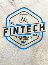 Load image into Gallery viewer, Fintech Shirt Adult Extra Large Beige Performance Fishing Fish USA Outdoor Mens