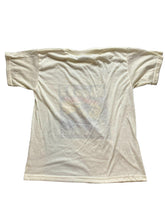 Load image into Gallery viewer, Bali Barong Shirt Womens Large Pale Yellow Surfing Surfboard Palm Trees Beach