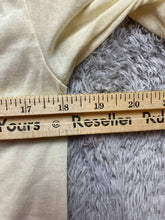 Load image into Gallery viewer, Bali Barong Shirt Womens Large Pale Yellow Surfing Surfboard Palm Trees Beach