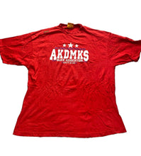 Load image into Gallery viewer, Akademiks Shirt Adult 2XL XXL Red AKDMKS Block Association Streetwear Mens