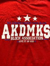 Load image into Gallery viewer, Akademiks Shirt Adult 2XL XXL Red AKDMKS Block Association Streetwear Mens