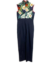 Load image into Gallery viewer, CAREY HAWAII Dress Womens Small Black Flower Traditional Cheongsam Chinese Lady