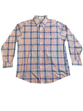 Load image into Gallery viewer, Orvis Shirt Adult Large Blue Red Green Plaid Button Up Casual Chest Pocket Mens