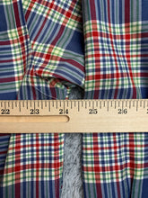 Load image into Gallery viewer, Orvis Shirt Adult Large Blue Red Green Plaid Button Up Casual Chest Pocket Mens