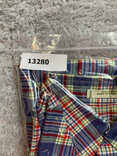 Load image into Gallery viewer, Orvis Shirt Adult Large Blue Red Green Plaid Button Up Casual Chest Pocket Mens