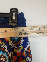 Load image into Gallery viewer, Golden Black Pants Womens 1X (32x28) Geometric AOP Festive Boho Spandex Plus NWT