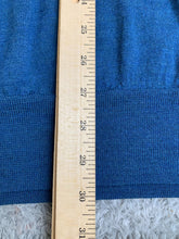 Load image into Gallery viewer, Brooks Brothers Sweater Adult Extra Large Blue 1/4 Zip Italian Yarn Collared Men