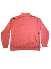Load image into Gallery viewer, Orvis Sweatshirt Adult Large Red Cherry 1/4 Zip Mock Neck Pullover Sweater Mens