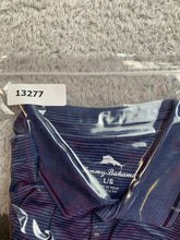 Load image into Gallery viewer, Tommy Bahama Shirt Adult Large Navy Blue Preppy Marlin Fish Casual Golf Polo Men