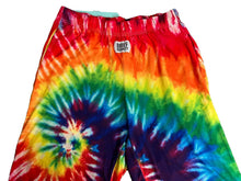 Load image into Gallery viewer, Brief Insanity Pajama Pants Adult Extra Large 31x32 Rainbow Tie Dye Sleepwear