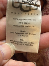 Load image into Gallery viewer, UGG Pants Womens Small (29x26.5) Pink Drawstring Jogger Fleece Rayon Spandex