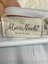 Load image into Gallery viewer, Marie Nicole Dress Womens 3XL XXXL Tan Blue Striped Tiered Lagenlook Maxi