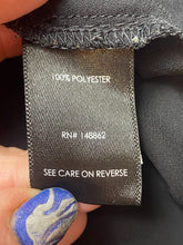 Load image into Gallery viewer, Torrid Shirt Womens 3 3X Black Gold Star Georgette Harper Tunic Blouse Plus Lady