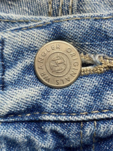 Load image into Gallery viewer, Wrangler Shorts Adult 38 Blue Carpenter Denim Flat Front Outdoor Utility Mens