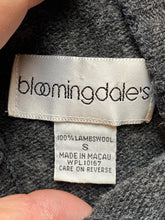 Load image into Gallery viewer, Bloomingdales Sweater Adult Small Gray Turtleneck 100% Lambswool Outerwear Mens