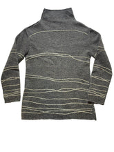 Load image into Gallery viewer, Bloomingdales Sweater Adult Small Gray Turtleneck 100% Lambswool Outerwear Mens