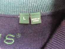 Load image into Gallery viewer, Orvis Sweater Adult Large Navy Blue V-Neck Merino Wool Nylon Stretch Spandex Men