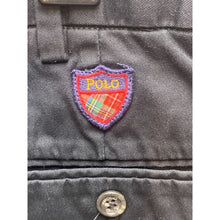 Load image into Gallery viewer, Polo Ralph Lauren Shorts Adult 34 Black Tartan Flat Front Chino Casual Golf Mens