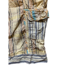 Load image into Gallery viewer, Anthropolgie Ett:Twa Shorts Womens 6 Plaid Patchwork Casual Cargo Pockets Ladies