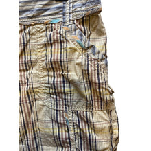 Load image into Gallery viewer, Anthropolgie Ett:Twa Shorts Womens 6 Plaid Patchwork Casual Cargo Pockets Ladies
