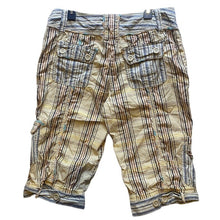 Load image into Gallery viewer, Anthropolgie Ett:Twa Shorts Womens 6 Plaid Patchwork Casual Cargo Pockets Ladies