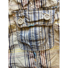 Load image into Gallery viewer, Anthropolgie Ett:Twa Shorts Womens 6 Plaid Patchwork Casual Cargo Pockets Ladies