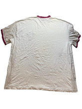 Load image into Gallery viewer, Rocawear Shirt Adult 5X White Maroon Ringer Embroidered Streetwear Hip Hop Mens
