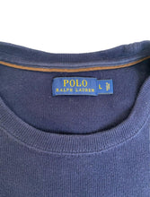 Load image into Gallery viewer, POLO Ralph Lauren Sweater Adult Large Navy Blue Crew Neck Outerwear Pullover Men