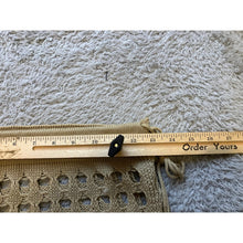 Load image into Gallery viewer, Allegra K Skirt Womens Extra Small Tan Crochet Fringe Cover Up Beachy Swimming