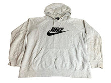 Load image into Gallery viewer, Nike Sweatshirt Adult Large Gray Swoosh Logo Hoodie Sweater Pullover Pocket Mens