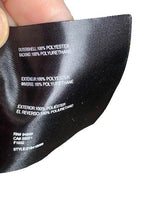 Load image into Gallery viewer, Bernardo Jacket Adult Large Gray Black Zip Up Hooded Raincoat Outerwear Mens